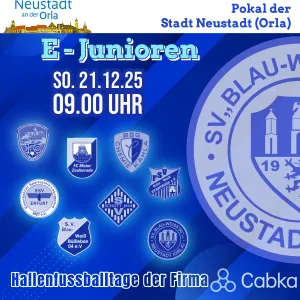 Blau-Weiße Fussballtage der Firma CABKA- E JUNIOREN