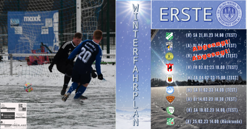 +++ WINTERFAHRPLAN ERSTE +++