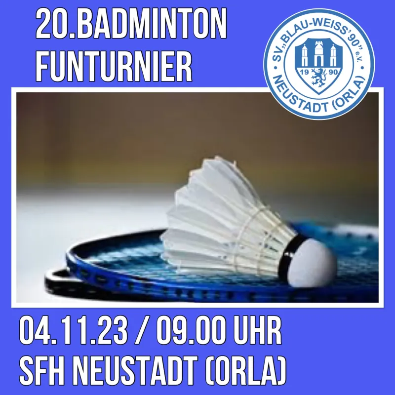 +++ 20. BADMINTON FunTurnier +++