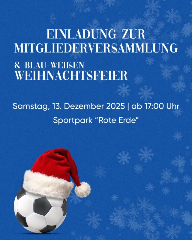 +++ Jahreshauptversammlung/ Weihnachtsfeier +++
