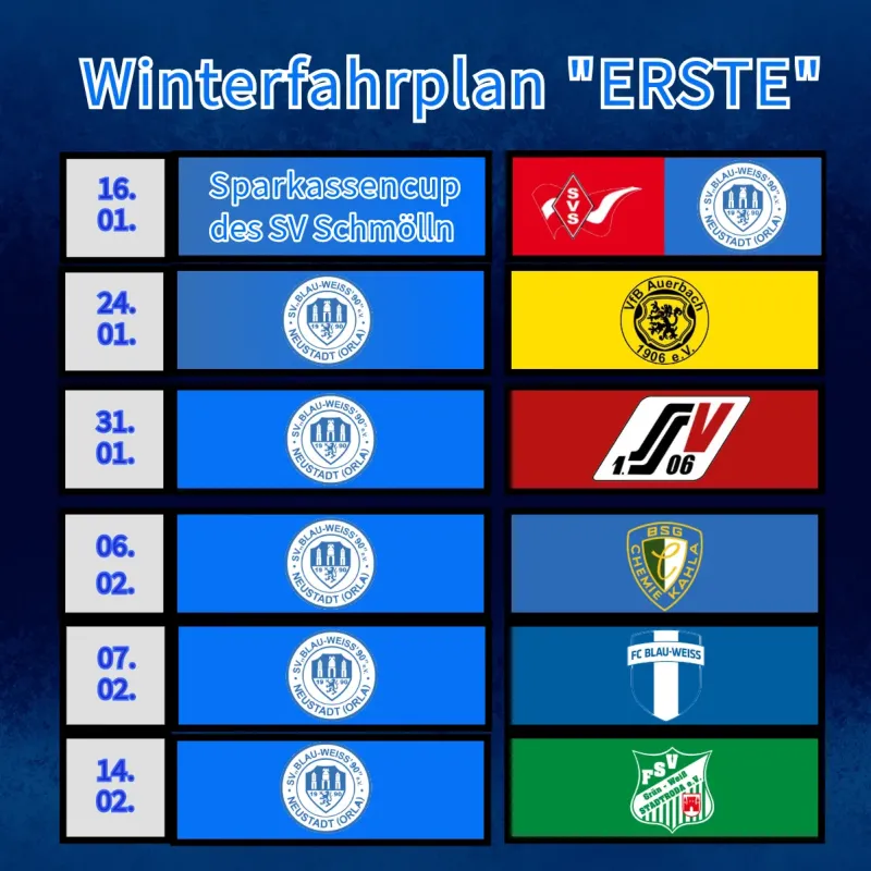 Winterfahrplan der „Ersten“