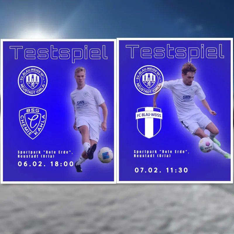 Testspiele der „ERSTEN“ geplant