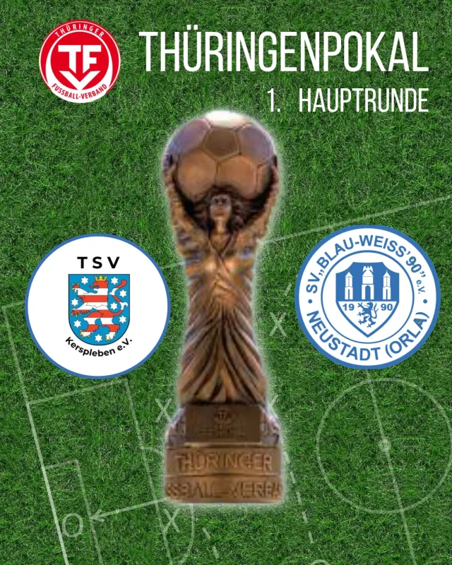 +++ Pokalauslosung Thüringen Pokal +++