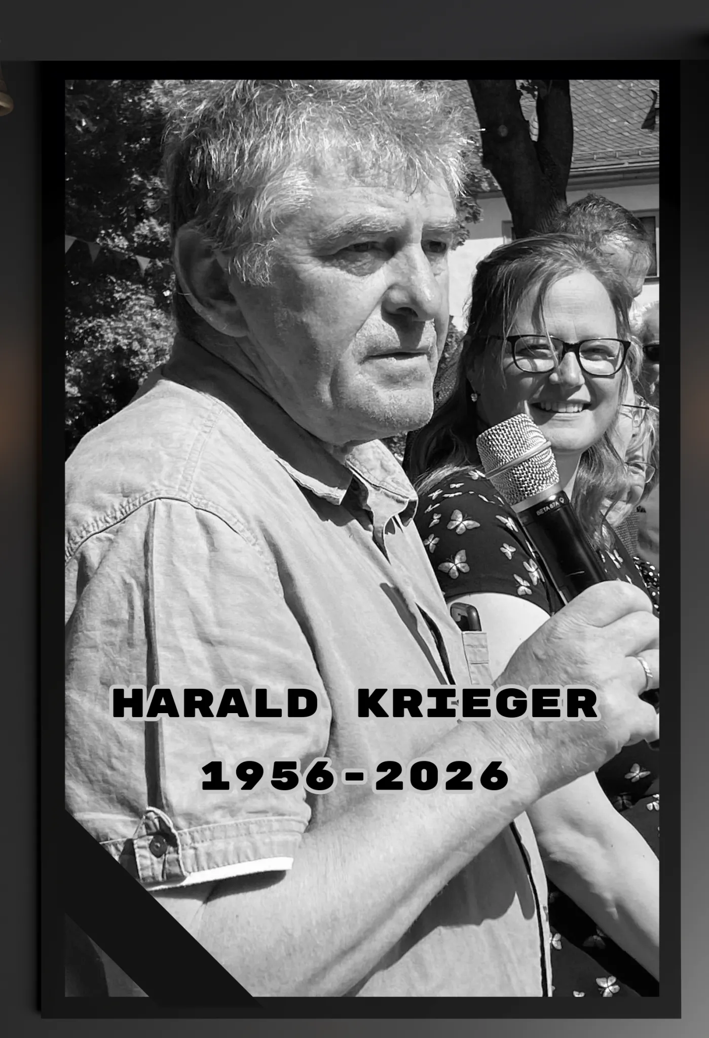 +++ Trauer um Harald Krieger +++