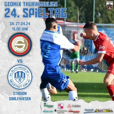 (1M) +++ 24. SPIELTAG GEOMIX VERBANDSLIGA THÜRINGEN +++