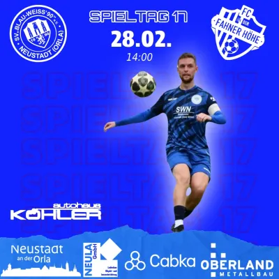 (1M) +++ 17. SPIELTAG 11teamsports VERBANDSLIGA THÜRINGEN +++