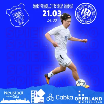 (1M) +++ 20 SPIELTAG 11teamsports THÜRINGENLIGA +++