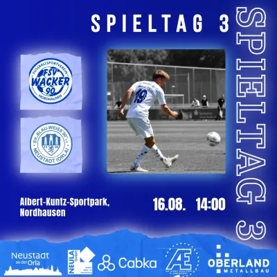 (1M) +++ 3. SPIELTAG 11teamsports THÜRINGENLIGA +++