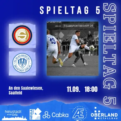 (1M) +++ 5. SPIELTAG 11teamsports THÜRINGENLIGA +++